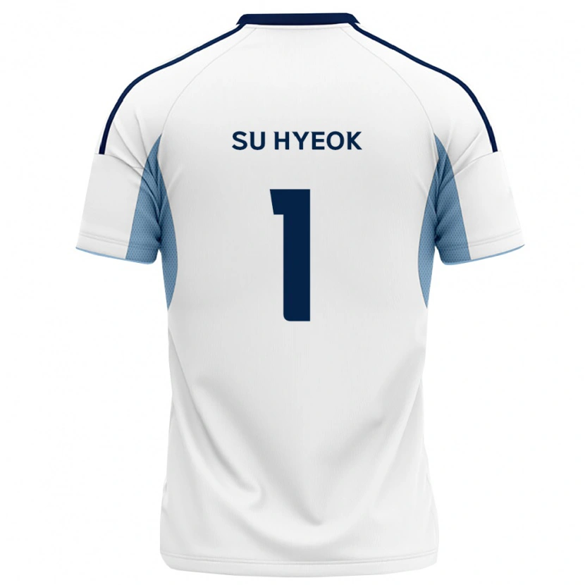 Danxen Kinder Su-Hyeok Jo #1 Königsblau Weiß Auswärtstrikot Trikot 2026/27 T-Shirt