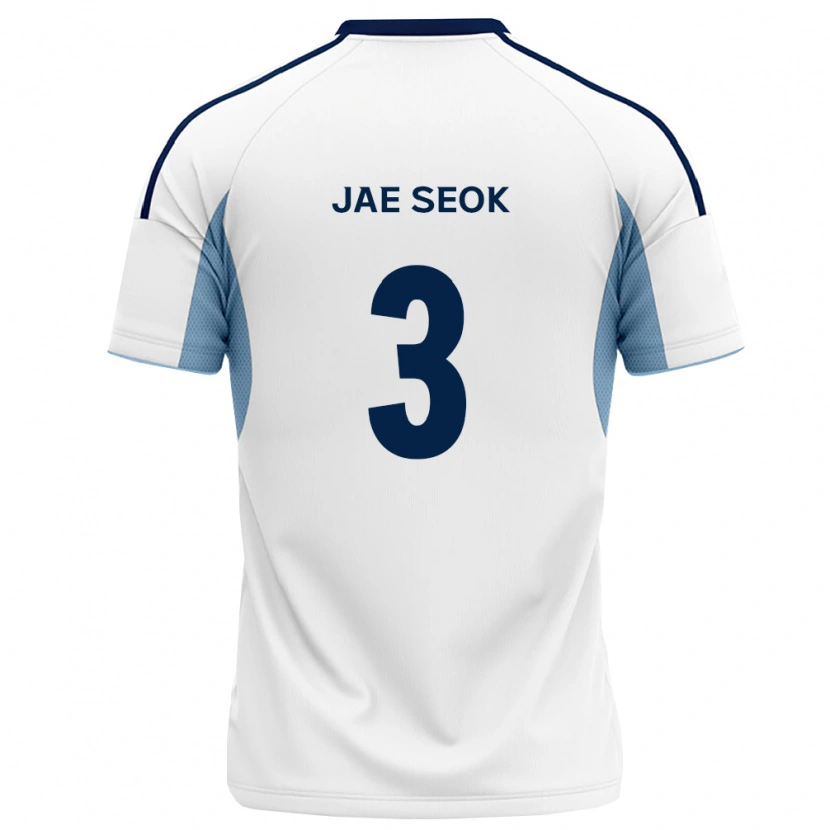 Danxen Kinder Jae-Seok Hong #3 Königsblau Weiß Auswärtstrikot Trikot 2026/27 T-Shirt