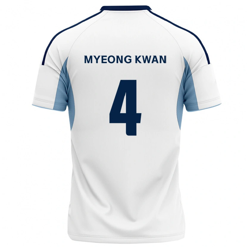 Danxen Kinder Myeong-Kwan Seo #4 Königsblau Weiß Auswärtstrikot Trikot 2026/27 T-Shirt
