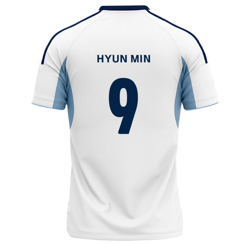 Danxen Kinder Hyun-Min Oh #9 Königsblau Weiß Auswärtstrikot Trikot 2026/27 T-Shirt