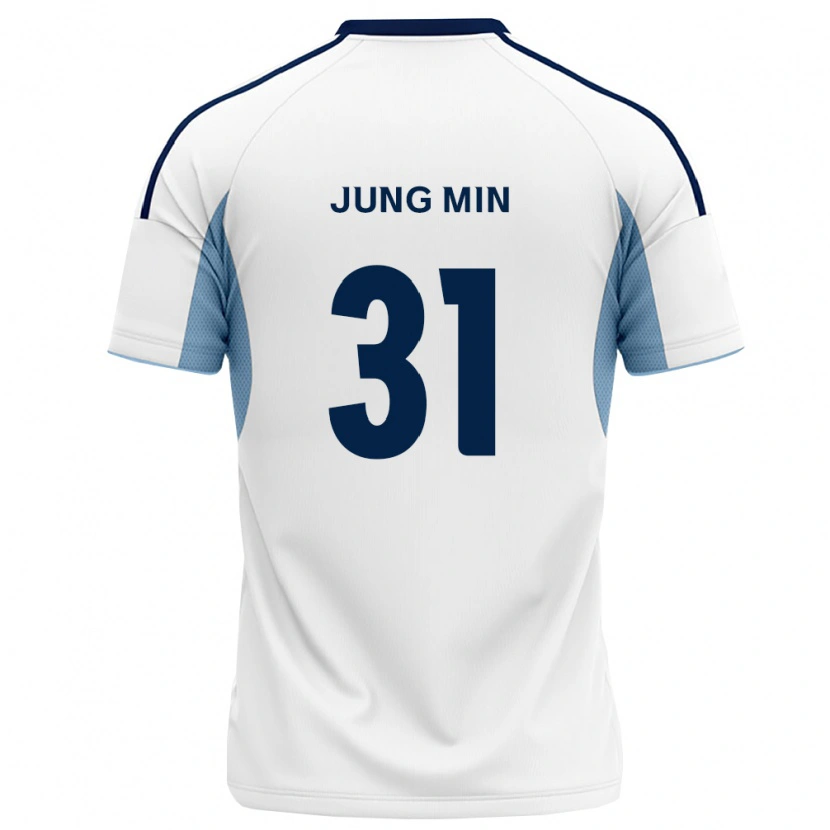 Danxen Kinder Jung-Min Han #31 Königsblau Weiß Auswärtstrikot Trikot 2026/27 T-Shirt