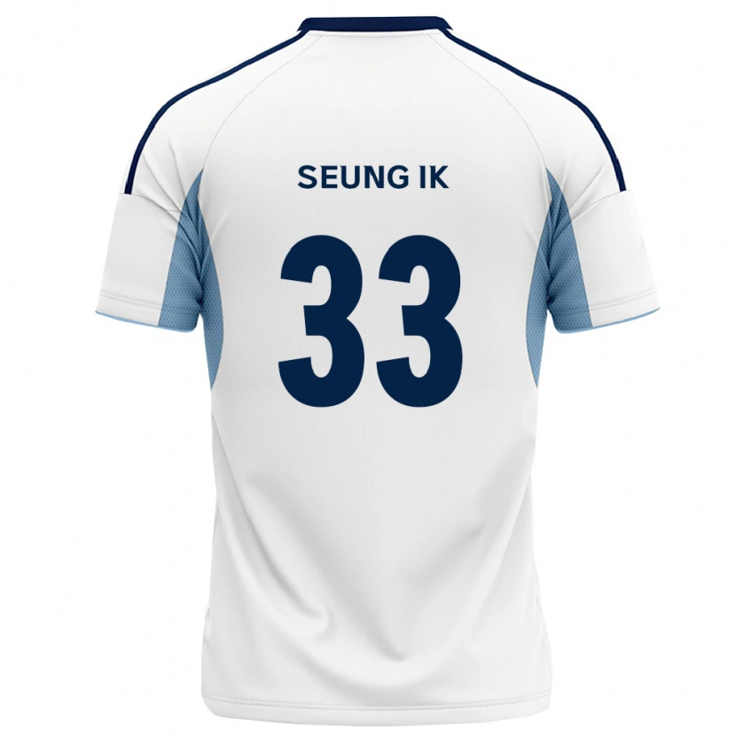 Danxen Kinder Seung-Ik Lee #33 Königsblau Weiß Auswärtstrikot Trikot 2026/27 T-Shirt