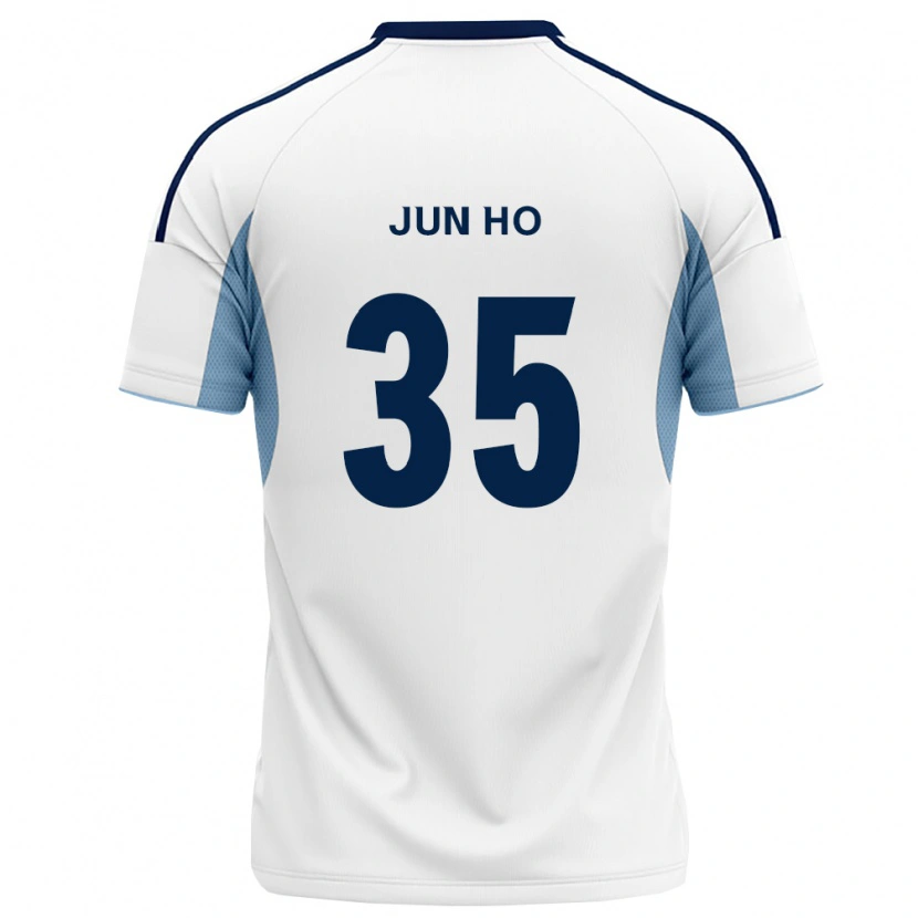 Danxen Kinder Jun-Ho Kim #35 Königsblau Weiß Auswärtstrikot Trikot 2026/27 T-Shirt