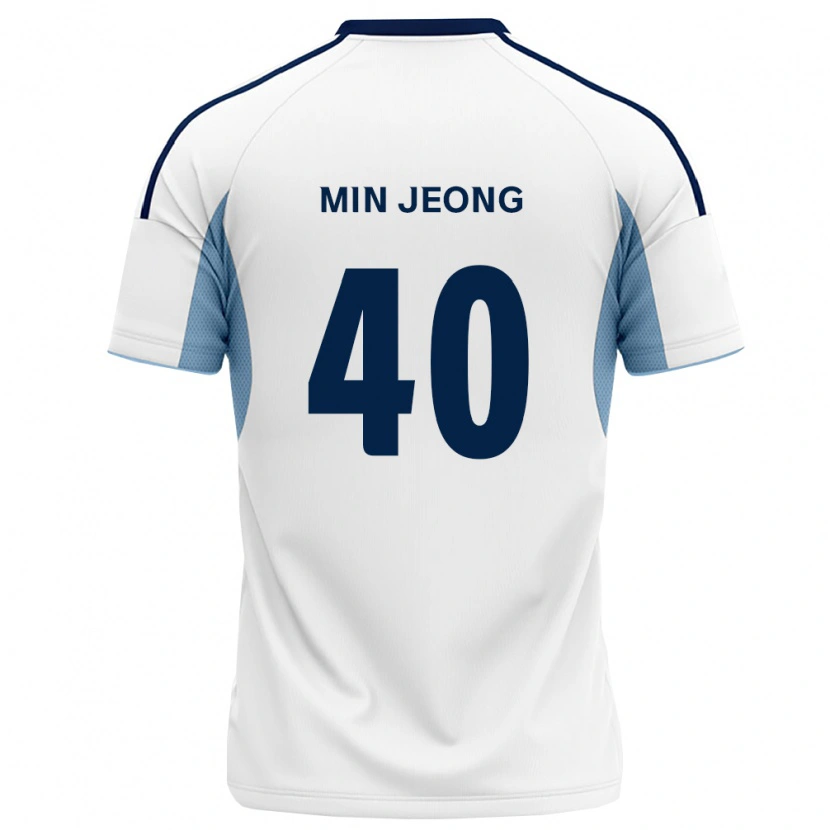 Danxen Kinder Min Jeong #40 Königsblau Weiß Auswärtstrikot Trikot 2026/27 T-Shirt