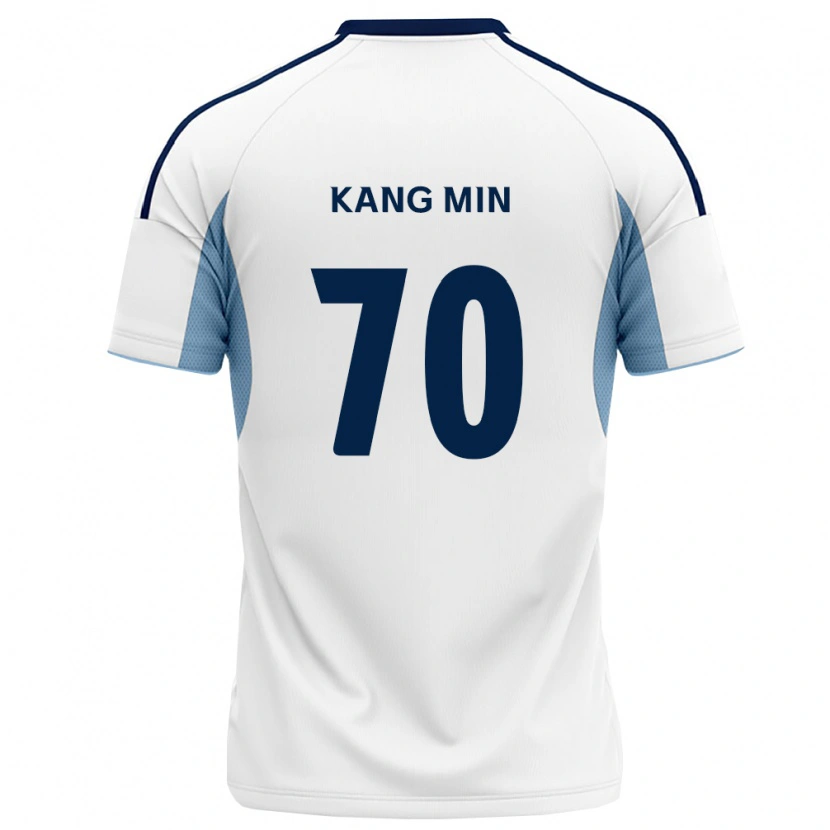 Danxen Kinder Kang-Min Choi #70 Königsblau Weiß Auswärtstrikot Trikot 2026/27 T-Shirt