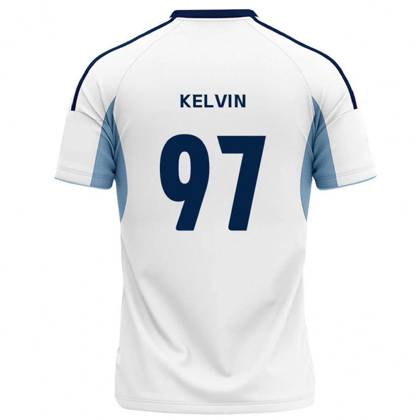 Danxen Kinder Kelvin #97 Königsblau Weiß Auswärtstrikot Trikot 2026/27 T-Shirt