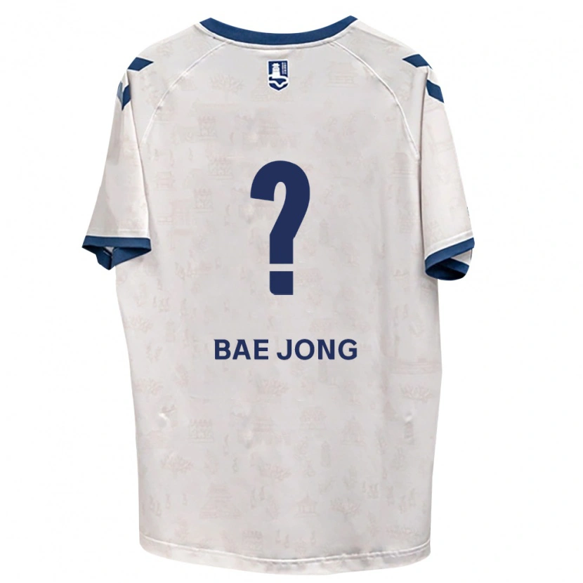 Danxen Kinder Bae-Jong Park #0 Königsblau Weiß Auswärtstrikot Trikot 2026/27 T-Shirt