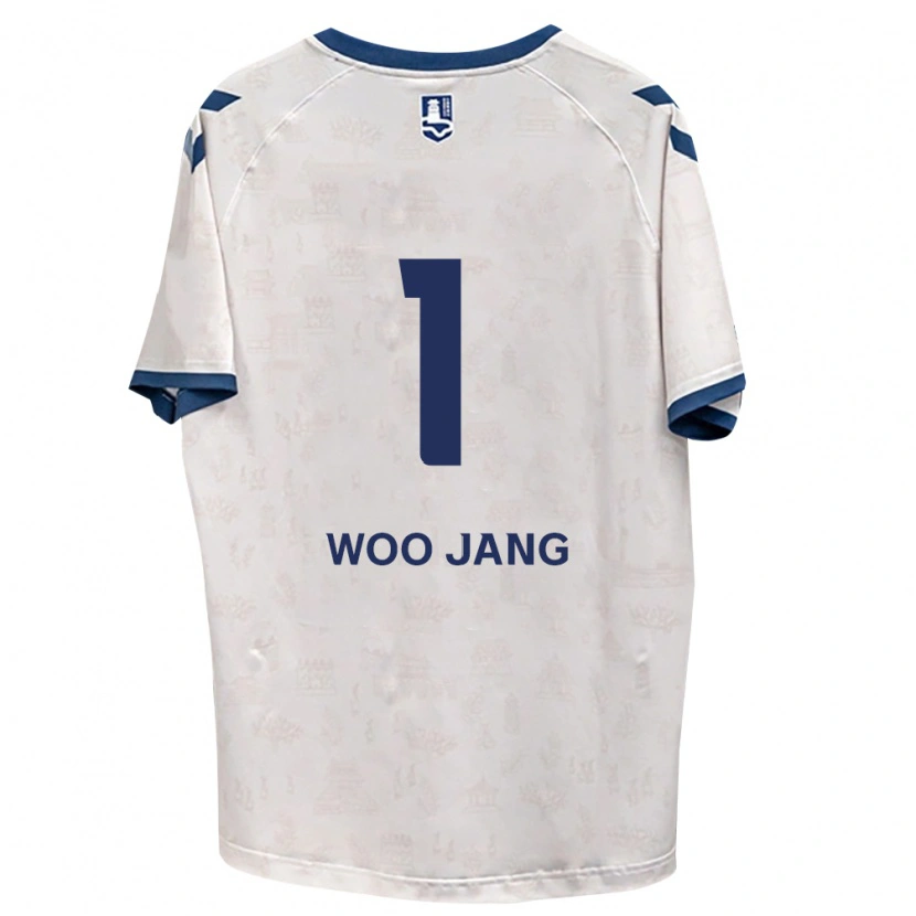 Danxen Kinder Woo-Jang Jo #1 Königsblau Weiß Auswärtstrikot Trikot 2026/27 T-Shirt