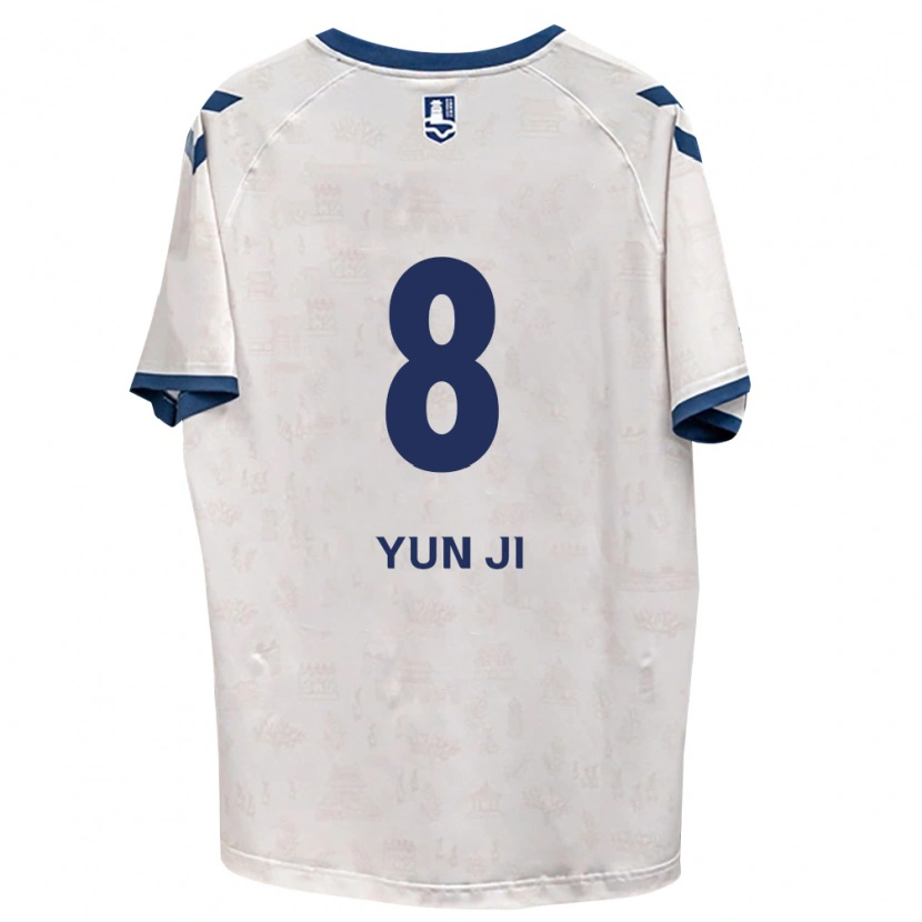 Danxen Kinder Yun-Ji Kim #8 Königsblau Weiß Auswärtstrikot Trikot 2026/27 T-Shirt