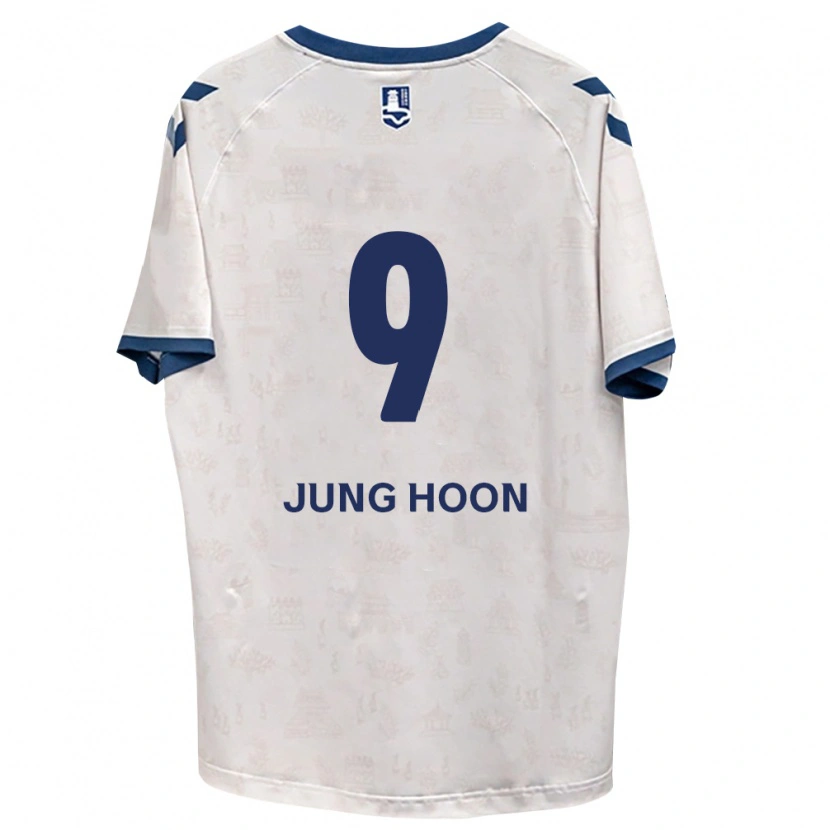 Danxen Kinder Jung-Hoon Ji #9 Königsblau Weiß Auswärtstrikot Trikot 2026/27 T-Shirt