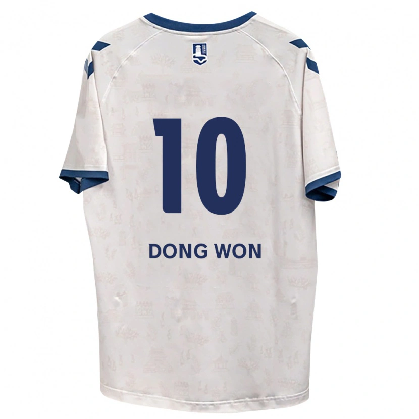 Danxen Kinder Dong-Won Ji #10 Königsblau Weiß Auswärtstrikot Trikot 2026/27 T-Shirt