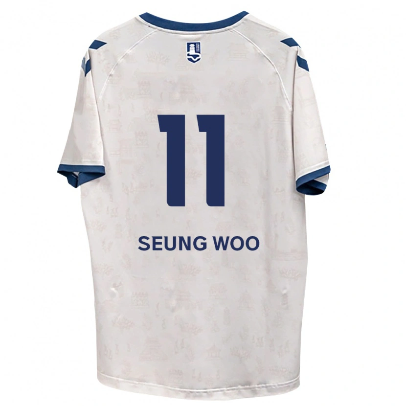 Danxen Kinder Seung-Woo Lee #11 Königsblau Weiß Auswärtstrikot Trikot 2026/27 T-Shirt