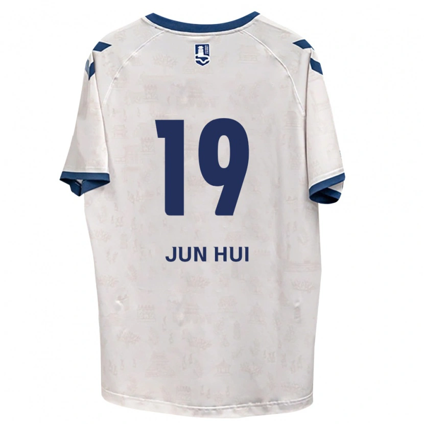 Danxen Kinder Jun-Hui Park #19 Königsblau Weiß Auswärtstrikot Trikot 2026/27 T-Shirt