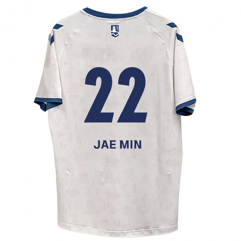 Danxen Kinder Jae-Min Seo #22 Königsblau Weiß Auswärtstrikot Trikot 2026/27 T-Shirt
