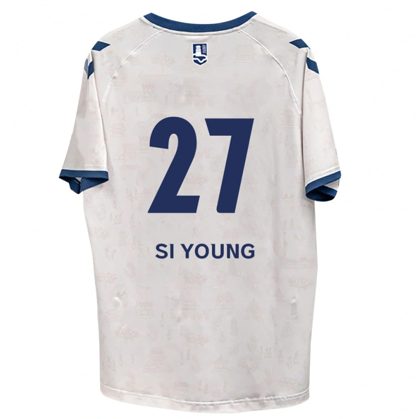 Danxen Kinder Si-Young Lee #27 Königsblau Weiß Auswärtstrikot Trikot 2026/27 T-Shirt