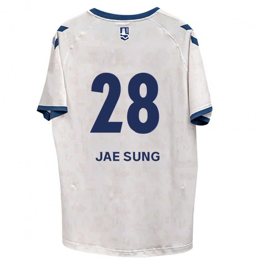 Danxen Kinder Jae-Sung Kim #28 Königsblau Weiß Auswärtstrikot Trikot 2026/27 T-Shirt