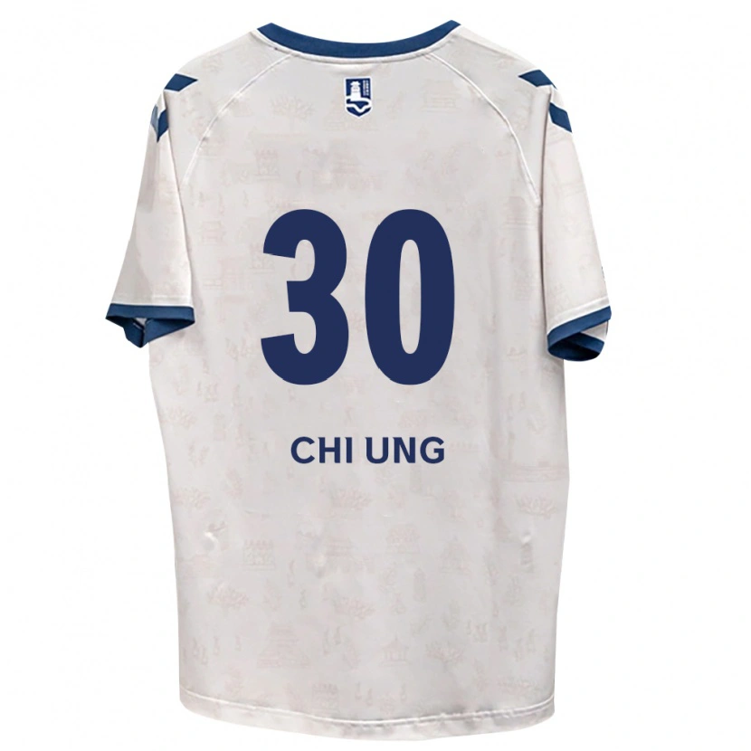 Danxen Kinder Chi-Ung Choi #30 Königsblau Weiß Auswärtstrikot Trikot 2026/27 T-Shirt