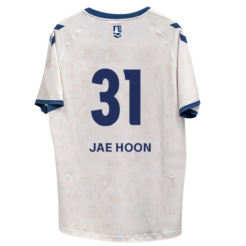 Danxen Kinder Jae-Hoon Lee #31 Königsblau Weiß Auswärtstrikot Trikot 2026/27 T-Shirt