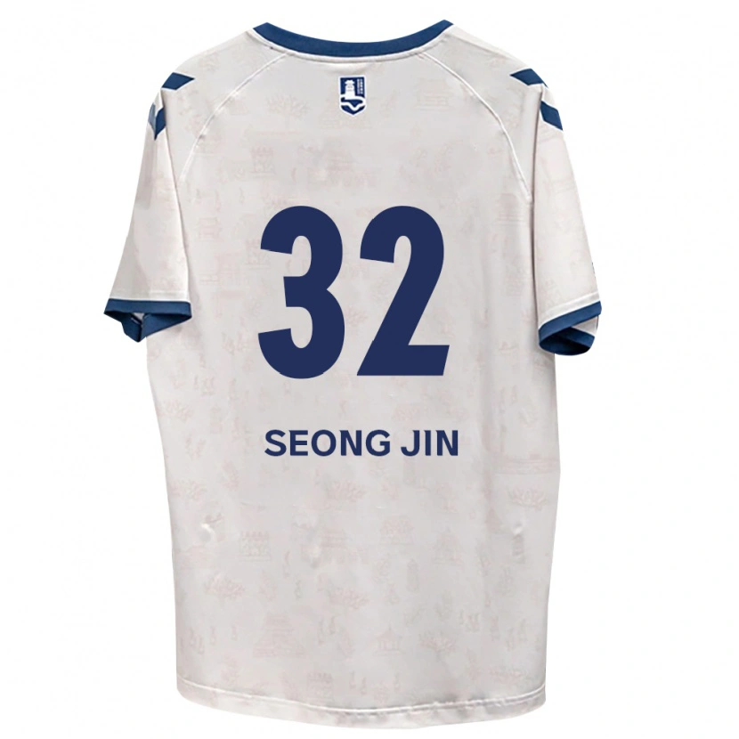 Danxen Kinder Seong-Jin Park #32 Königsblau Weiß Auswärtstrikot Trikot 2026/27 T-Shirt