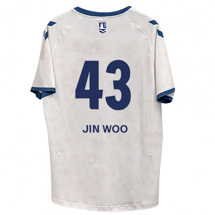 Danxen Kinder Jin-Woo Park #43 Königsblau Weiß Auswärtstrikot Trikot 2026/27 T-Shirt