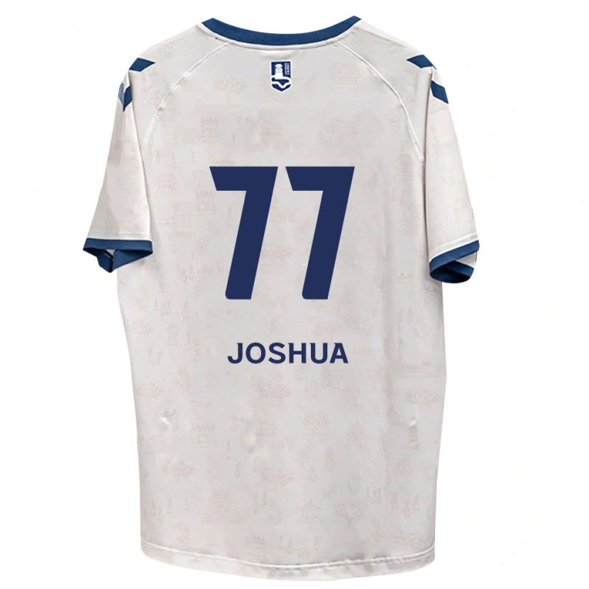Danxen Kinder Joshua Eui-Jin Chung #77 Königsblau Weiß Auswärtstrikot Trikot 2026/27 T-Shirt