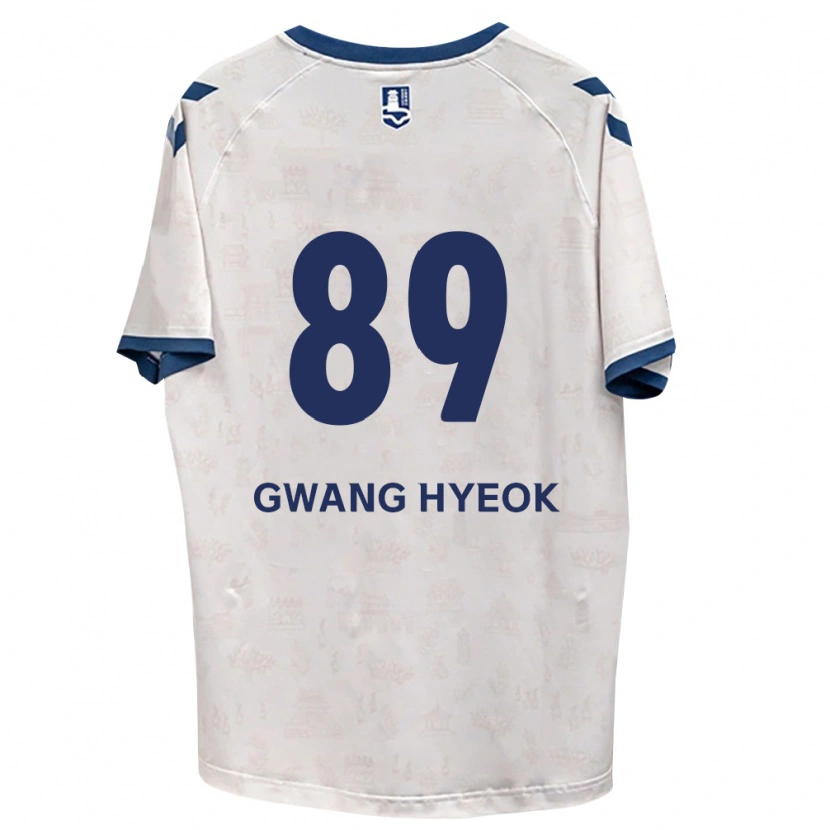 Danxen Kinder Gwang-Hyeok Lee #89 Königsblau Weiß Auswärtstrikot Trikot 2026/27 T-Shirt