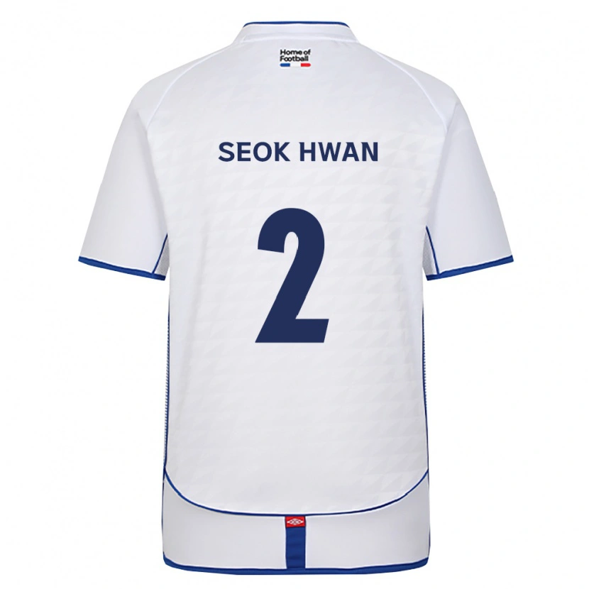 Danxen Kinder Seok-Hwan Jang #2 Schwarz Weiß Rot Auswärtstrikot Trikot 2026/27 T-Shirt