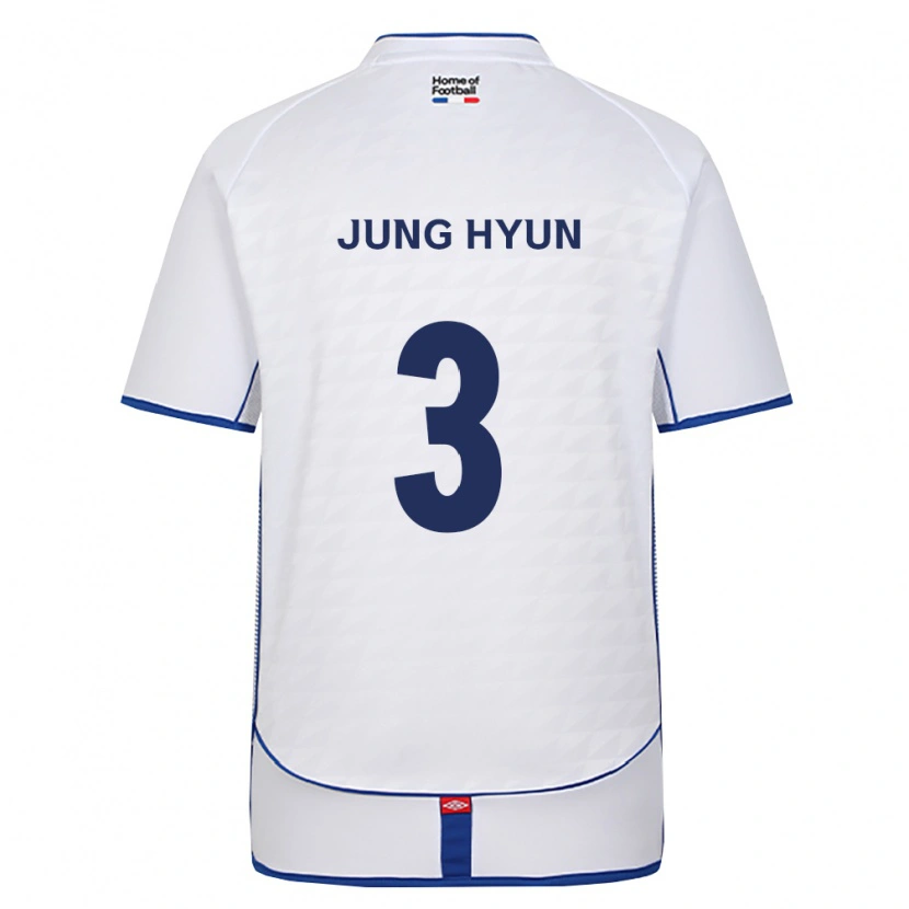 Danxen Kinder Jung-Hyun Um #3 Schwarz Weiß Rot Auswärtstrikot Trikot 2026/27 T-Shirt