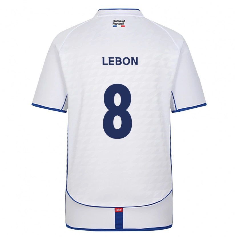 Danxen Kinder Keelan Lebon #8 Schwarz Weiß Rot Auswärtstrikot Trikot 2026/27 T-Shirt