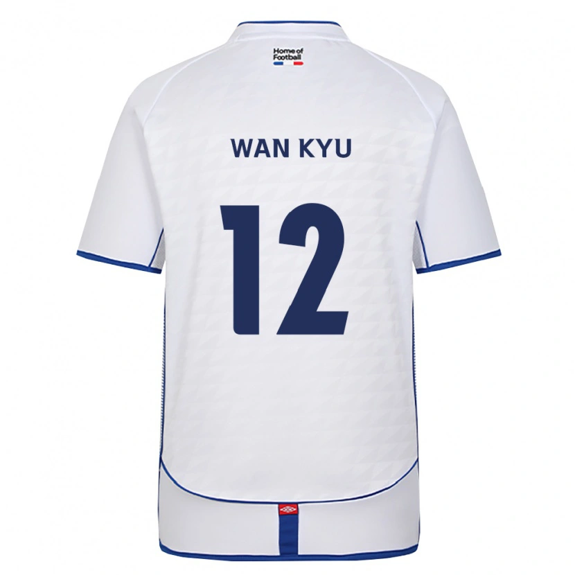 Danxen Kinder Wan-Kyu Kwon #12 Schwarz Weiß Rot Auswärtstrikot Trikot 2026/27 T-Shirt