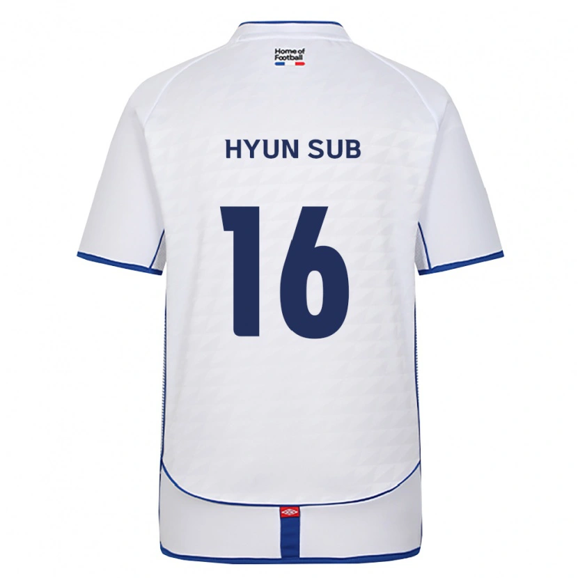 Danxen Kinder Hyun-Sub Lim #16 Schwarz Weiß Rot Auswärtstrikot Trikot 2026/27 T-Shirt