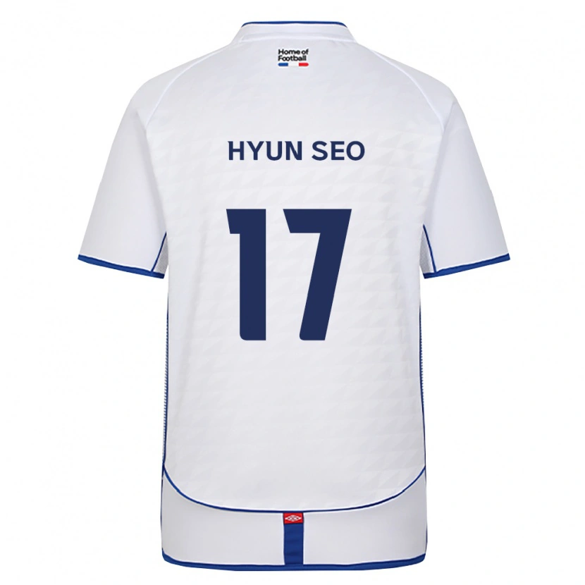 Danxen Kinder Hyun-Seo Lee #17 Schwarz Weiß Rot Auswärtstrikot Trikot 2026/27 T-Shirt