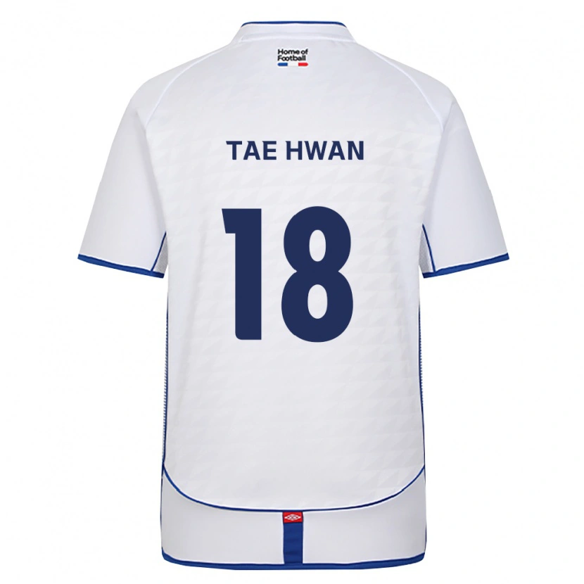 Danxen Kinder Tae-Hwan Jeong #18 Schwarz Weiß Rot Auswärtstrikot Trikot 2026/27 T-Shirt