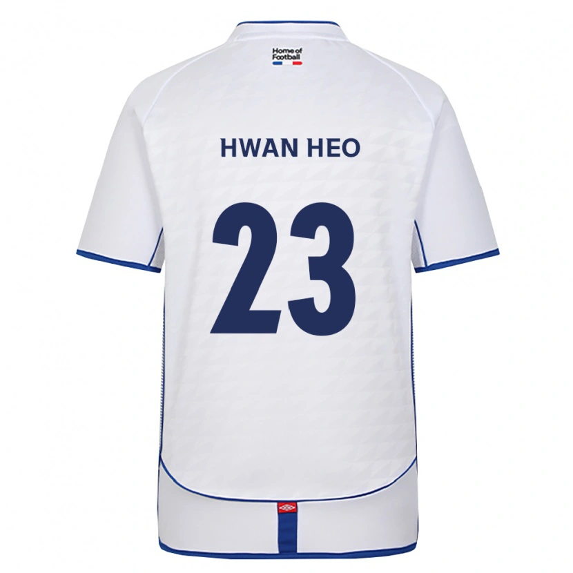Danxen Kinder Hwan Heo #23 Schwarz Weiß Rot Auswärtstrikot Trikot 2026/27 T-Shirt
