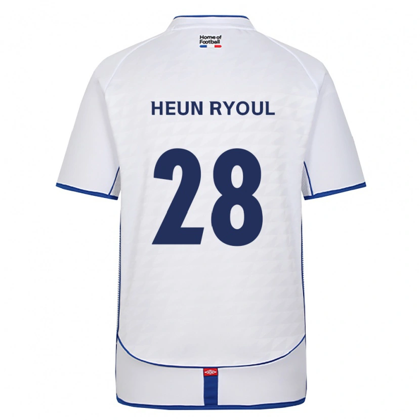 Danxen Kinder Heun-Ryoul Lee #28 Schwarz Weiß Rot Auswärtstrikot Trikot 2026/27 T-Shirt
