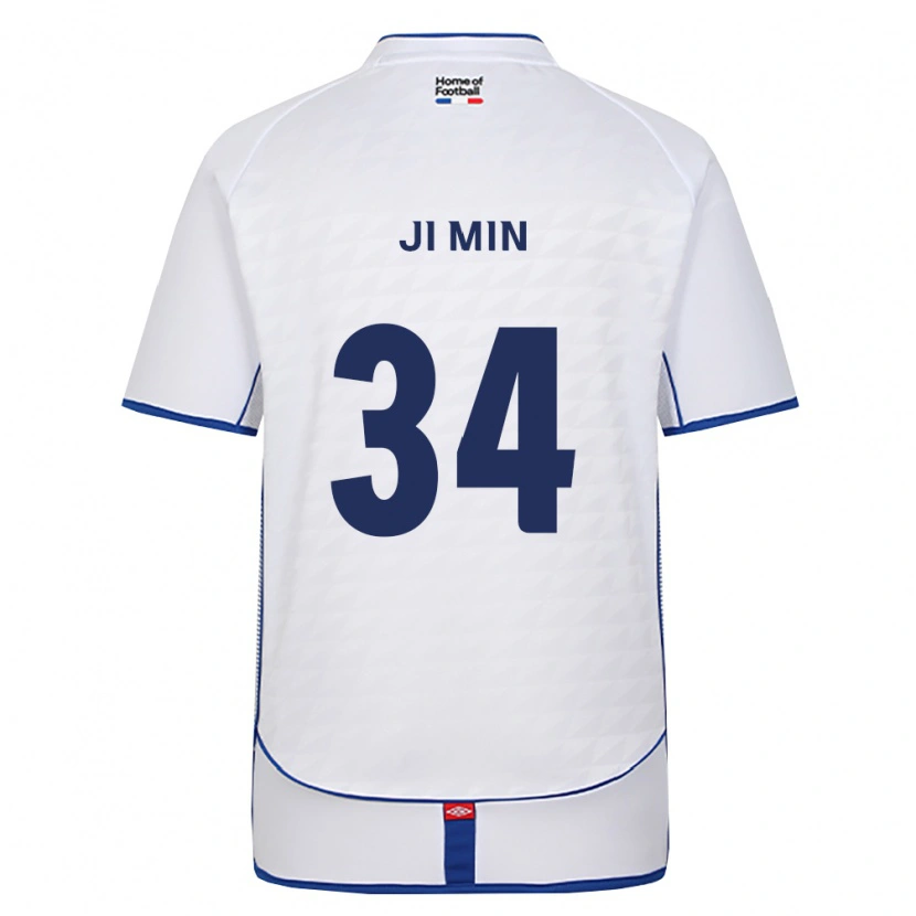 Danxen Kinder Ji-Min Park #34 Schwarz Weiß Rot Auswärtstrikot Trikot 2026/27 T-Shirt