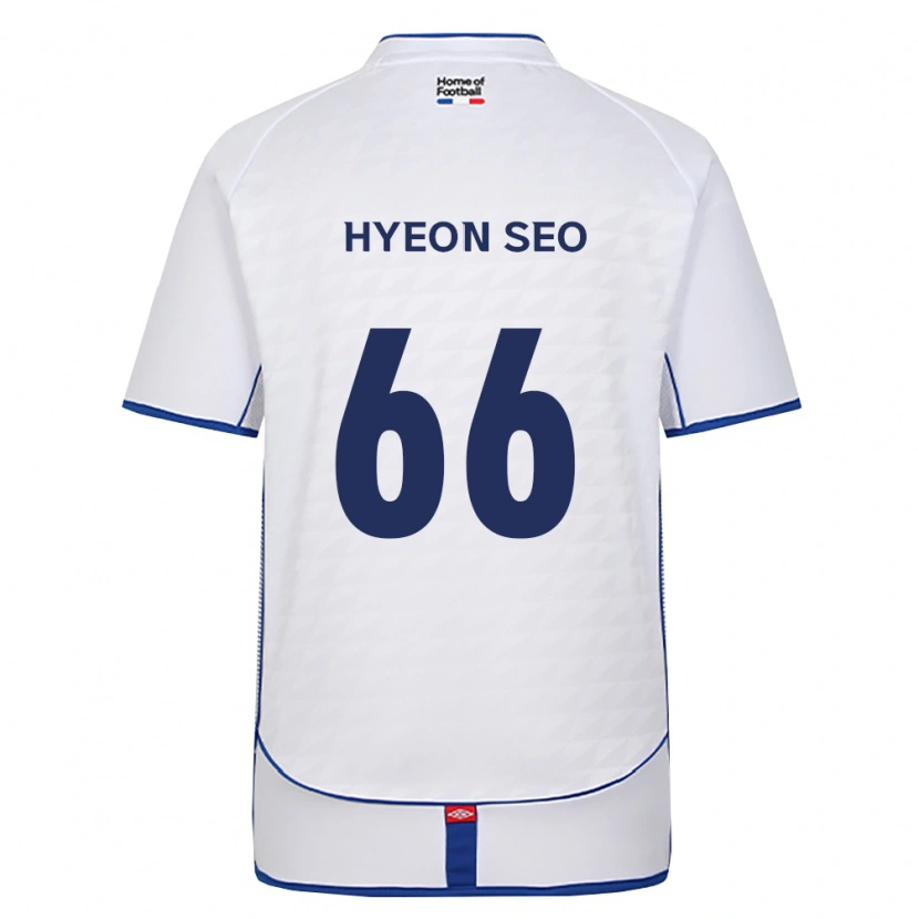 Danxen Kinder Hyeon-Seo Han #66 Schwarz Weiß Rot Auswärtstrikot Trikot 2026/27 T-Shirt