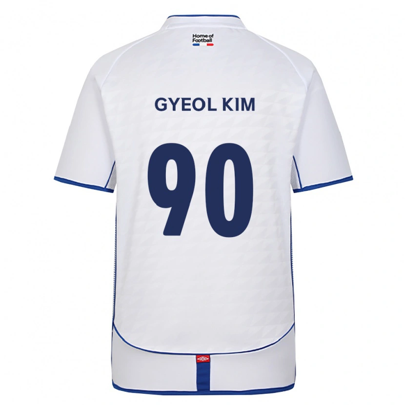 Danxen Kinder Gyeol Kim #90 Schwarz Weiß Rot Auswärtstrikot Trikot 2026/27 T-Shirt