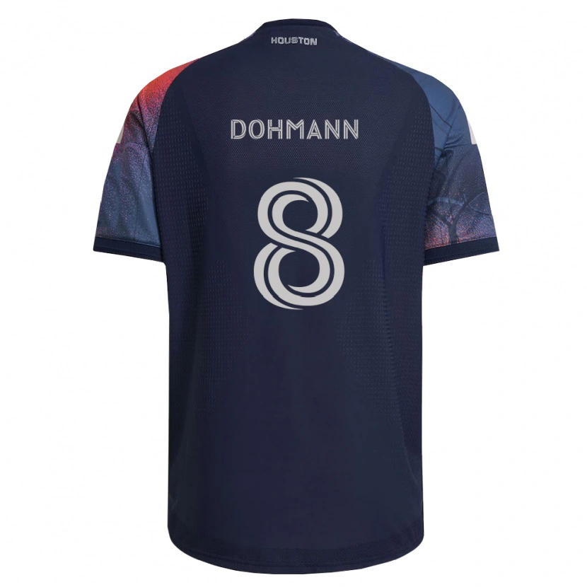 Danxen Kinder Gustavo Abreu Dohmann #8 Tiefblau Weiß Orange Auswärtstrikot Trikot 2026/27 T-Shirt
