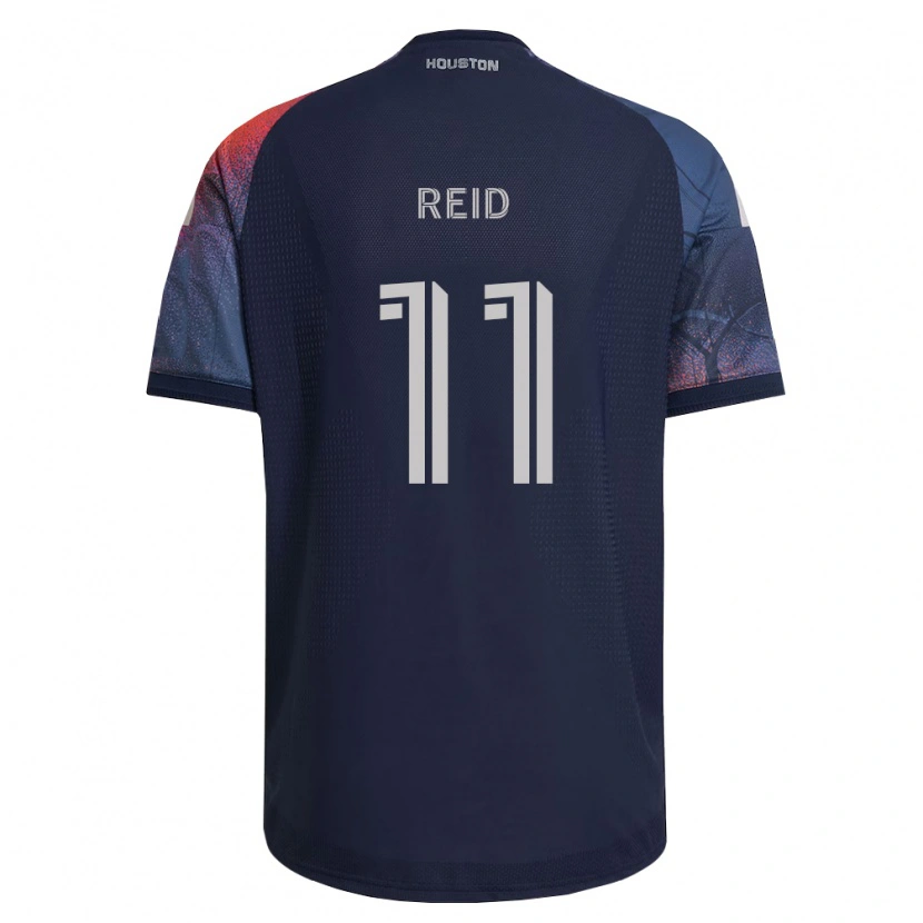Danxen Kinder Isaiah Reid #11 Tiefblau Weiß Orange Auswärtstrikot Trikot 2026/27 T-Shirt