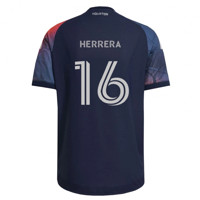 Danxen Kinder Héctor Herrera #16 Tiefblau Weiß Orange Auswärtstrikot Trikot 2026/27 T-Shirt