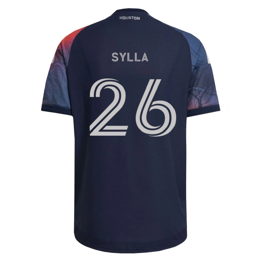 Danxen Kinder Ousmane Sylla #26 Tiefblau Weiß Orange Auswärtstrikot Trikot 2026/27 T-Shirt