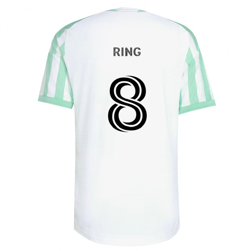 Danxen Kinder Alexander Ring #8 Hellgrün Schwarz Weiß Auswärtstrikot Trikot 2026/27 T-Shirt