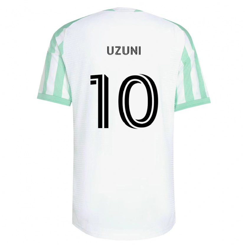 Danxen Kinder Myrto Uzuni #10 Hellgrün Schwarz Weiß Auswärtstrikot Trikot 2026/27 T-Shirt