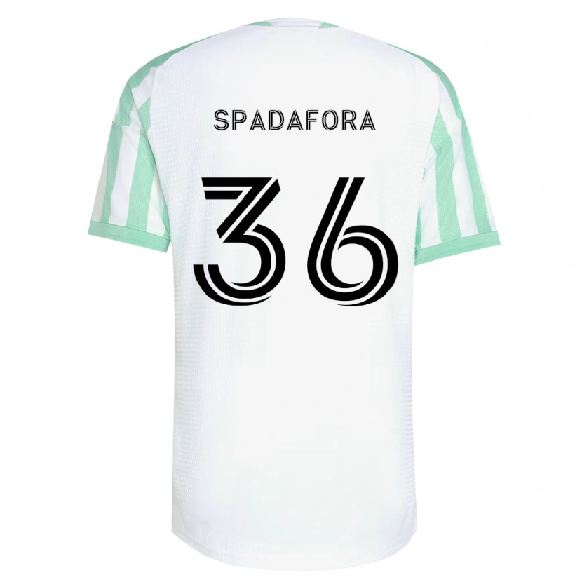Danxen Kinder Luke Spadafora #36 Hellgrün Schwarz Weiß Auswärtstrikot Trikot 2026/27 T-Shirt