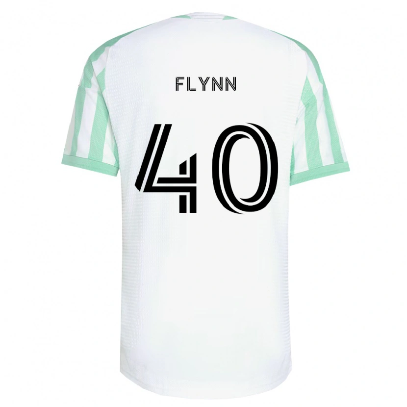 Danxen Kinder Liam Flynn #40 Hellgrün Schwarz Weiß Auswärtstrikot Trikot 2026/27 T-Shirt