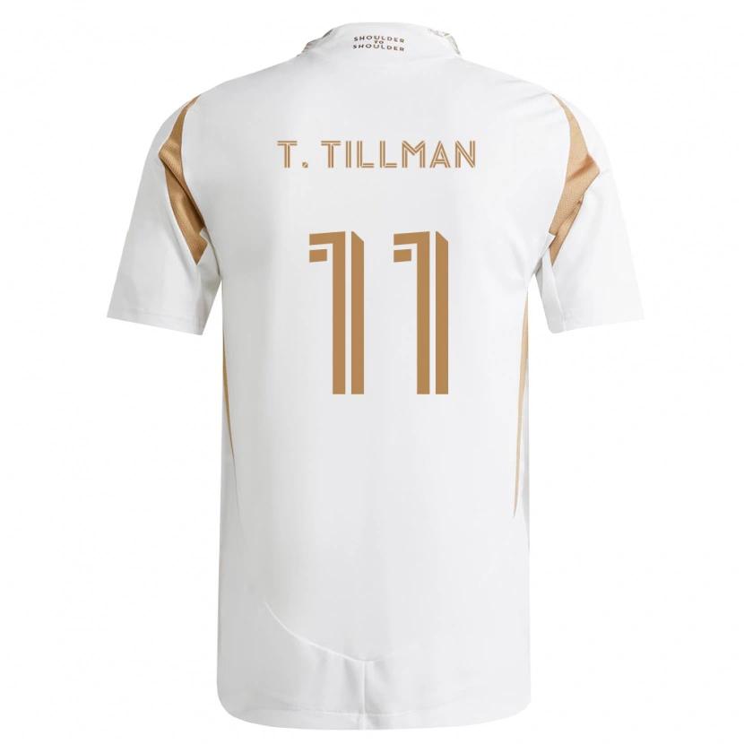 Danxen Kinder Timothy Tillman #11 Weiß Braun Auswärtstrikot Trikot 2026/27 T-Shirt