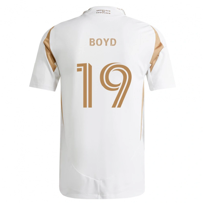 Danxen Kinder Tyler Boyd #19 Weiß Braun Auswärtstrikot Trikot 2026/27 T-Shirt