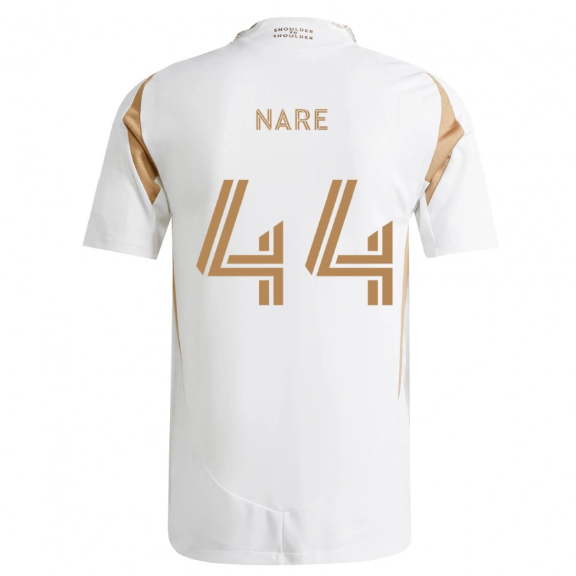 Danxen Kinder Thabo Nare #44 Weiß Braun Auswärtstrikot Trikot 2026/27 T-Shirt