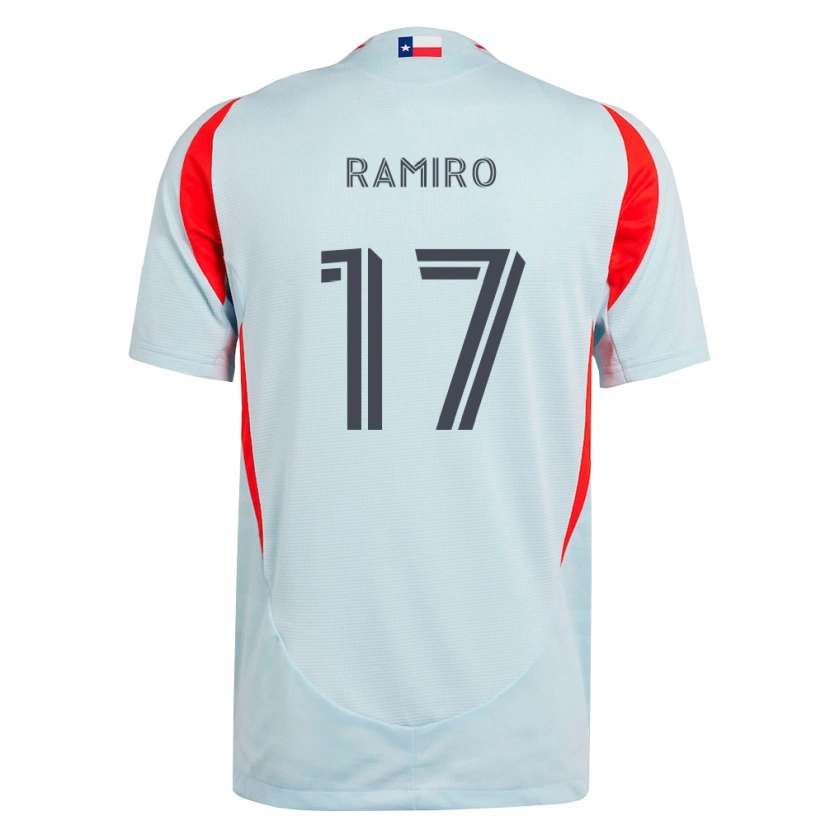 Danxen Kinder Ramiro Moschen Benetti #17 Dunkelgrau Weiß Rot Auswärtstrikot Trikot 2026/27 T-Shirt